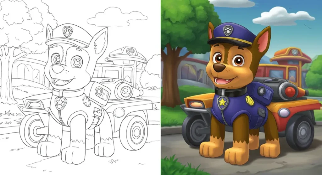 Paw Patrol coloring pages