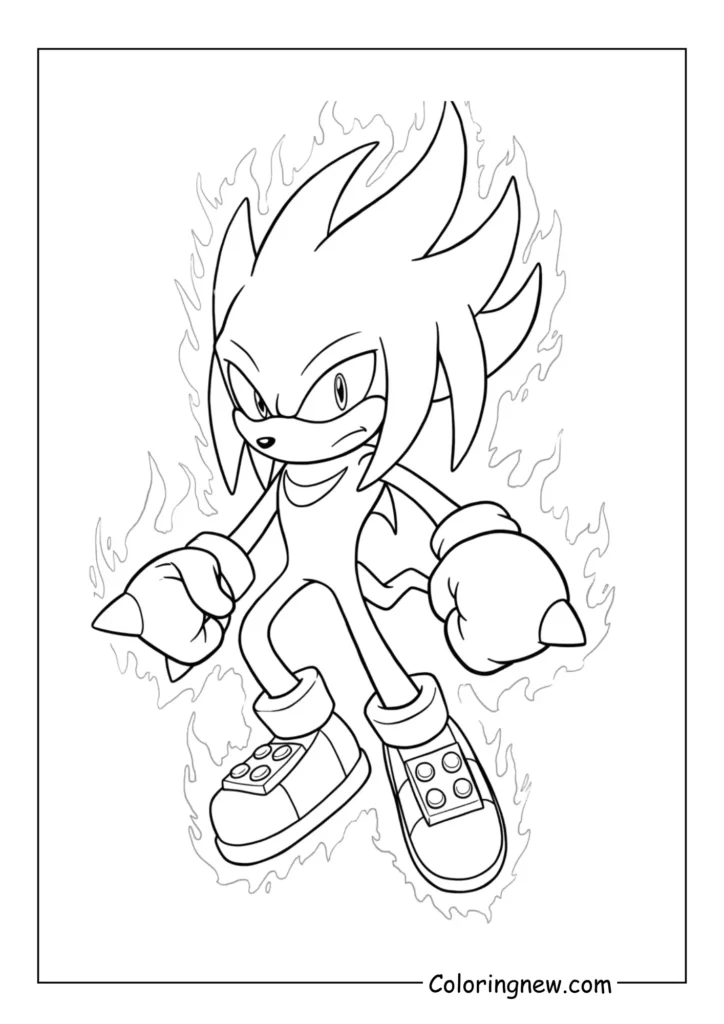 Knuckles in his hyper form with enhanced