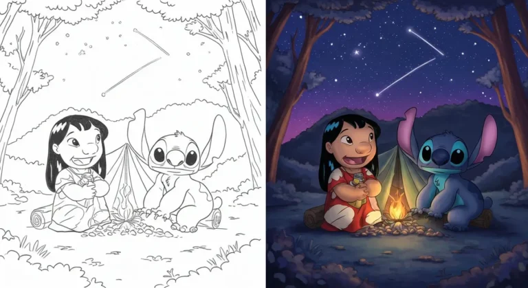 Lilo and Stitch Coloring Pages (+30 Free Printable PDFs for Ohana Fun!)