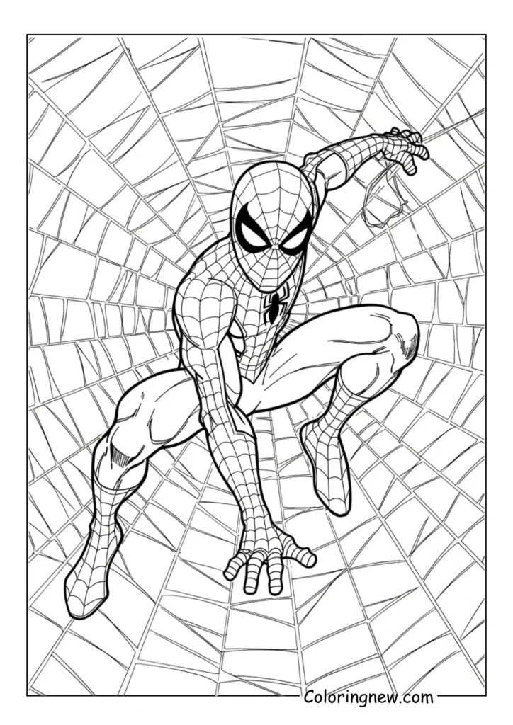 Spider-Man caught in his own tangled web