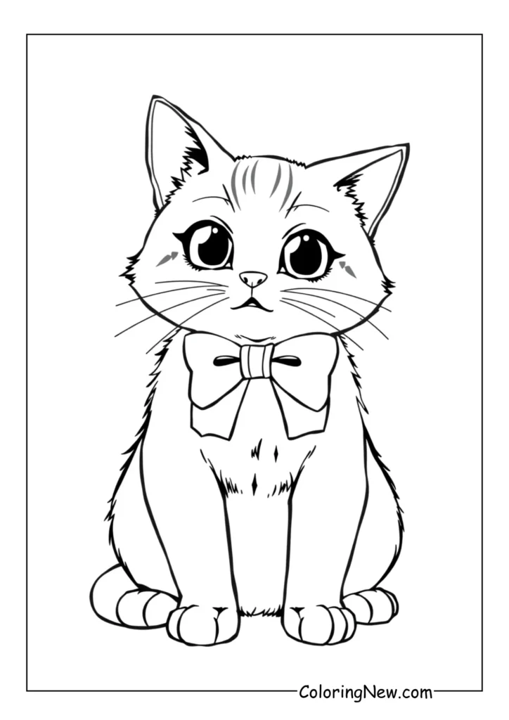 Bow Tie Gentleman Cat