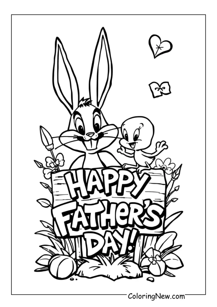 Bugs Bunny & Tweety (Father Figure Scene)