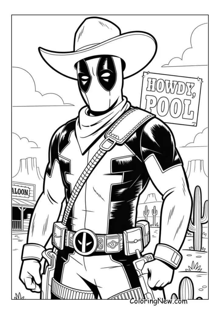 Cowboy Deadpool