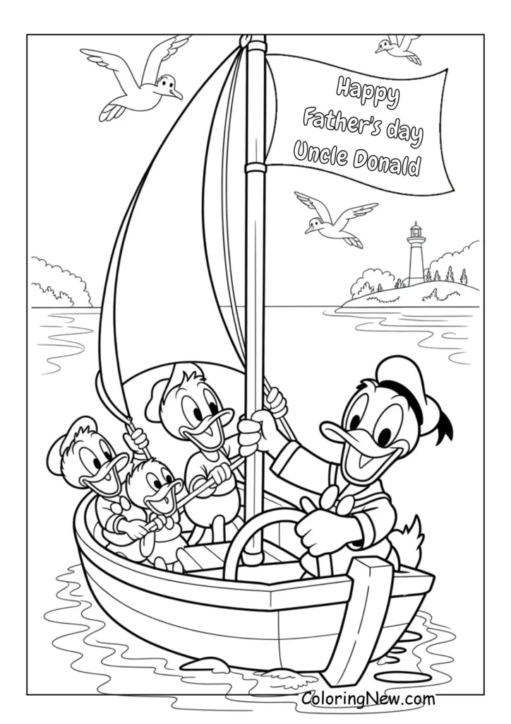 Donald Duck & Huey, Dewey, Louie