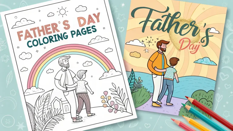 Father's Day Coloring Pages