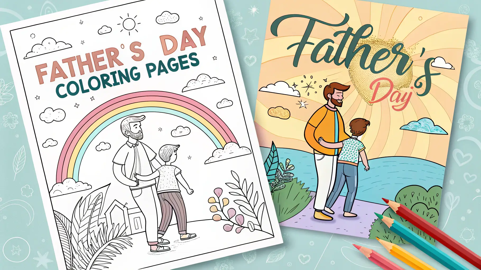 Father's Day Coloring Pages