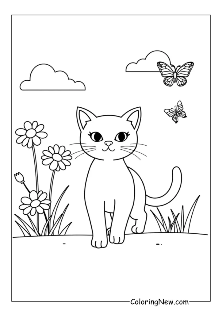 Garden Explorer Cat