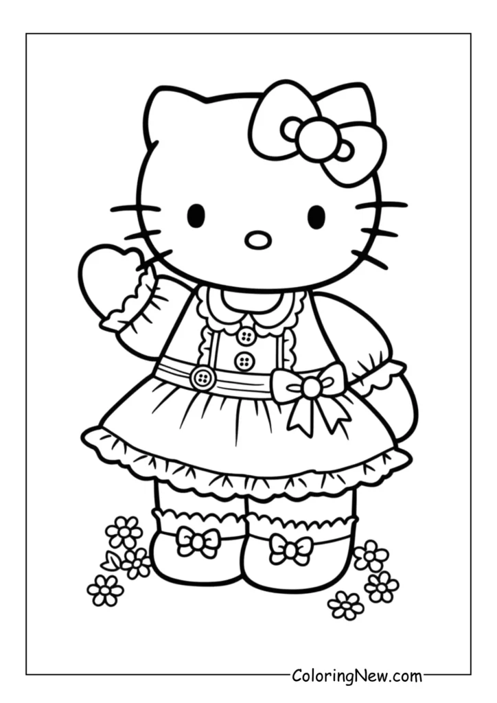Hello Kitty Waving