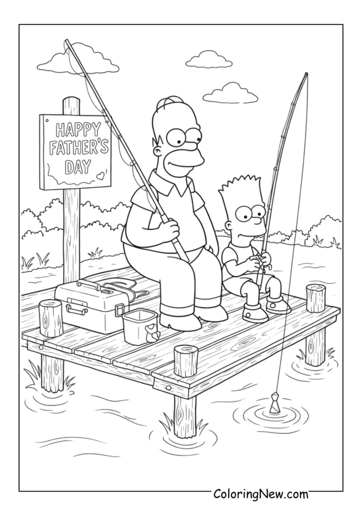 Homer Simpson & Bart