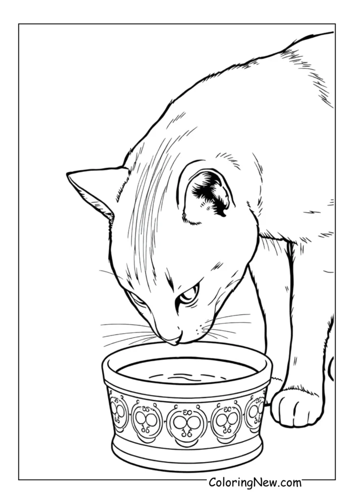 Milk Bowl Cat