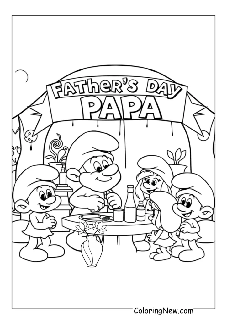 Papa Smurf & Smurflings