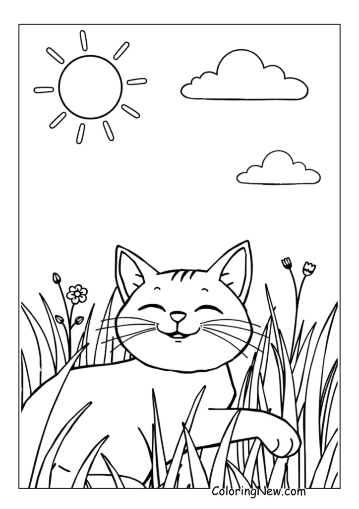 Sunny Meadow Cat