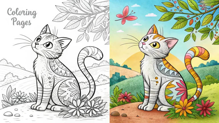 22+ Free Printable Cat Coloring Pages for All Ages