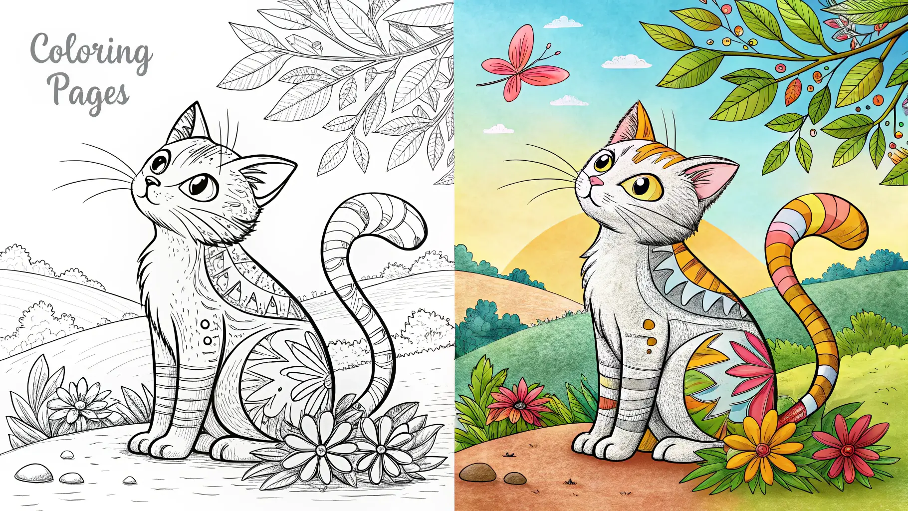 22+ Free Printable Cat Coloring Pages for All Ages
