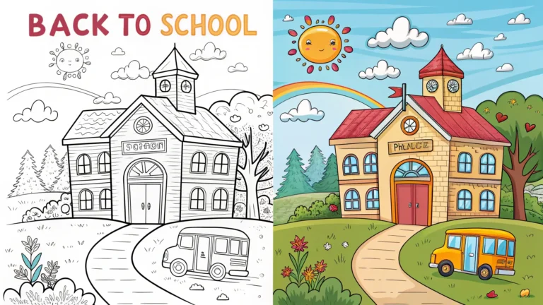 Back To School Coloring Pages