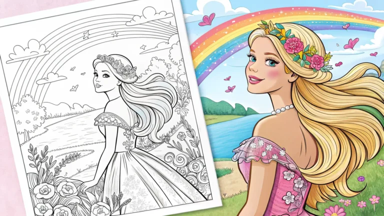 Barbie Coloring Pages
