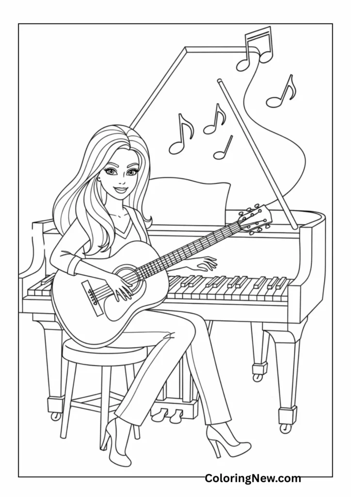 Barbie's Music Lesson