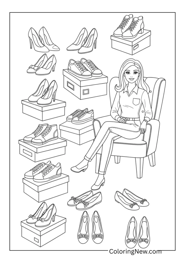 Barbie's Shoe Collection
