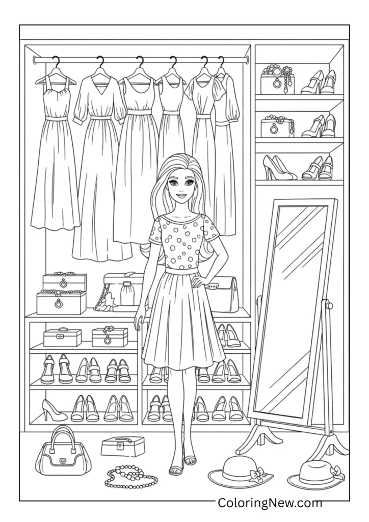Barbie's Walk-in Closet