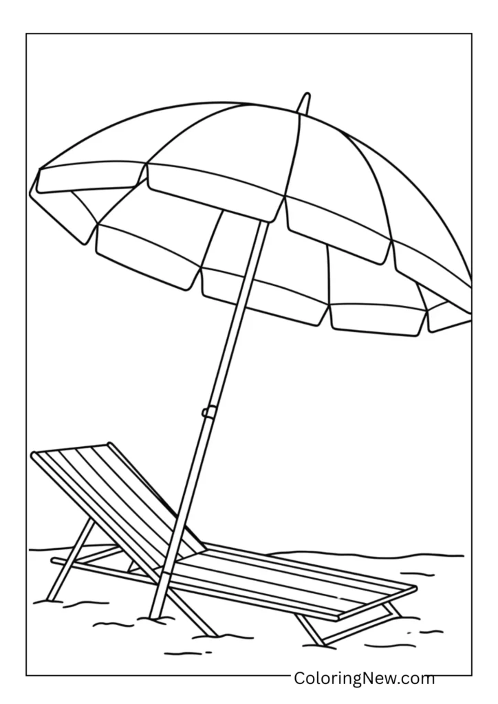 Beach umbrella