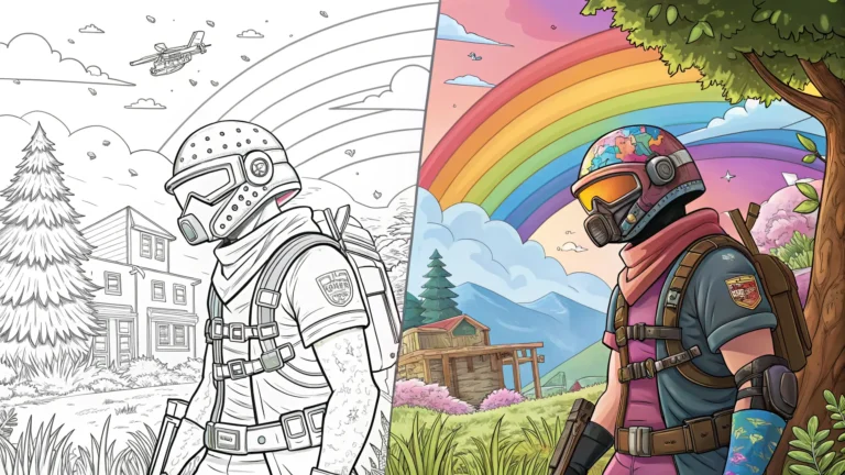 Fortnite Coloring Pages