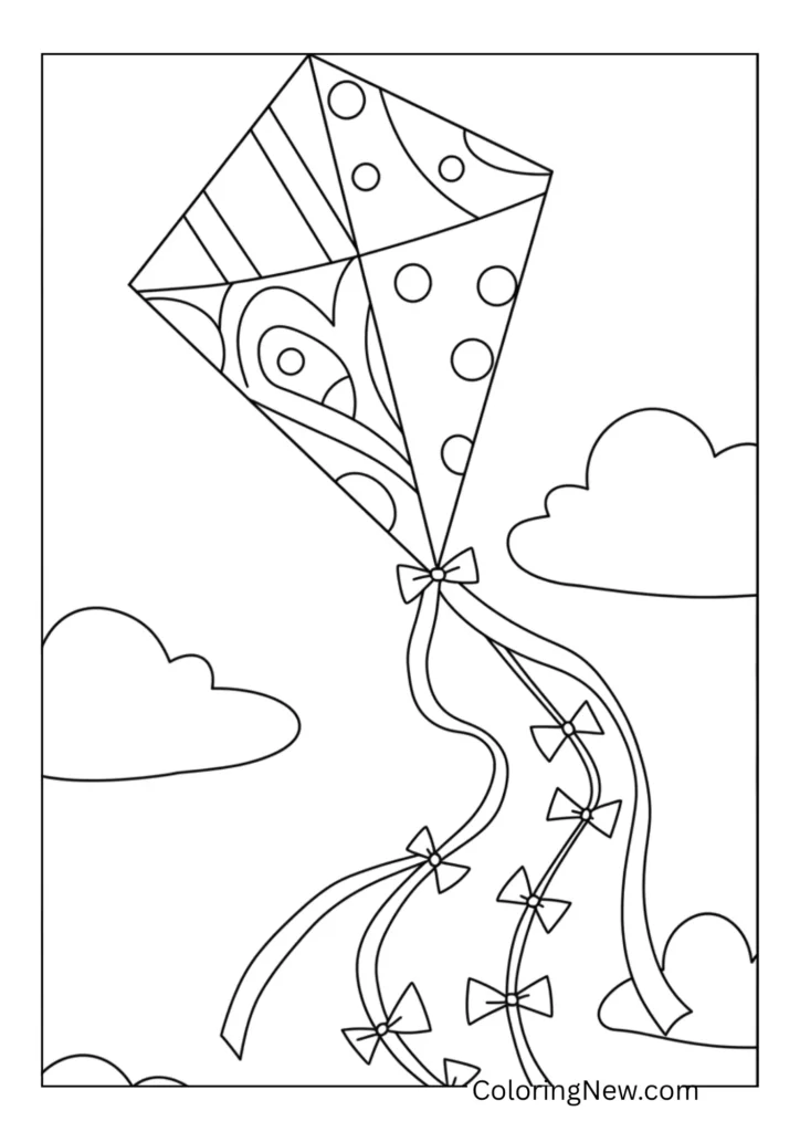 Kite flying high