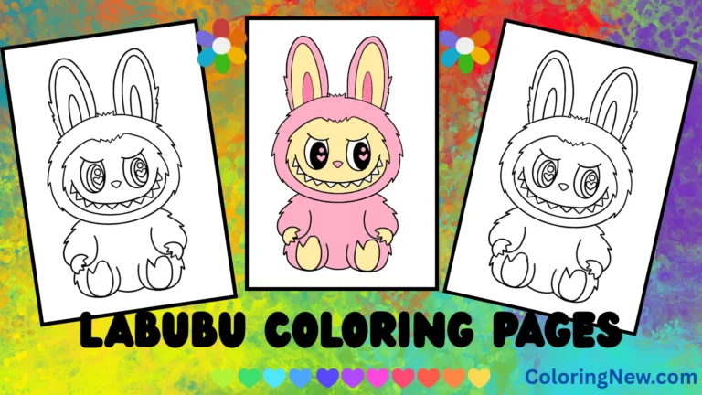 Labubu coloring pages