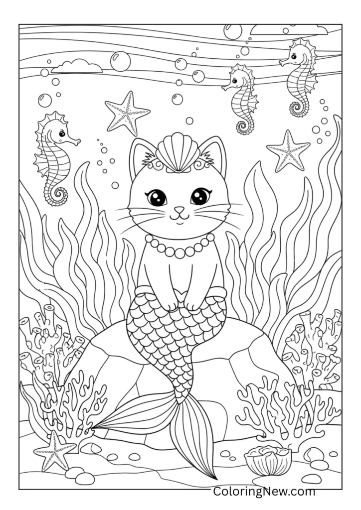 Mermaid Cat