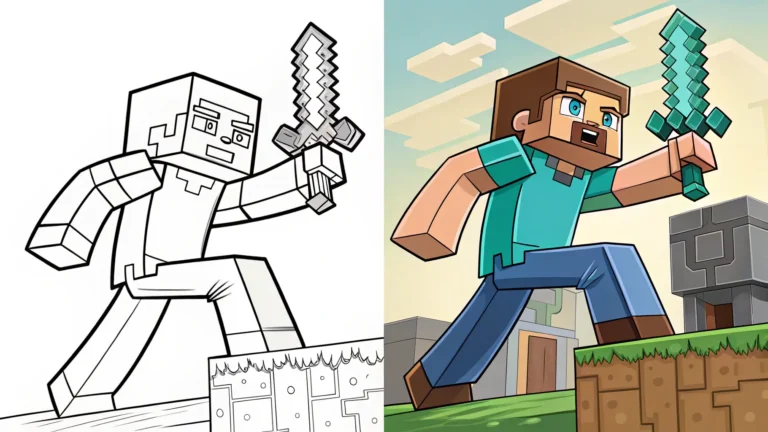 Minecraft Coloring Pages