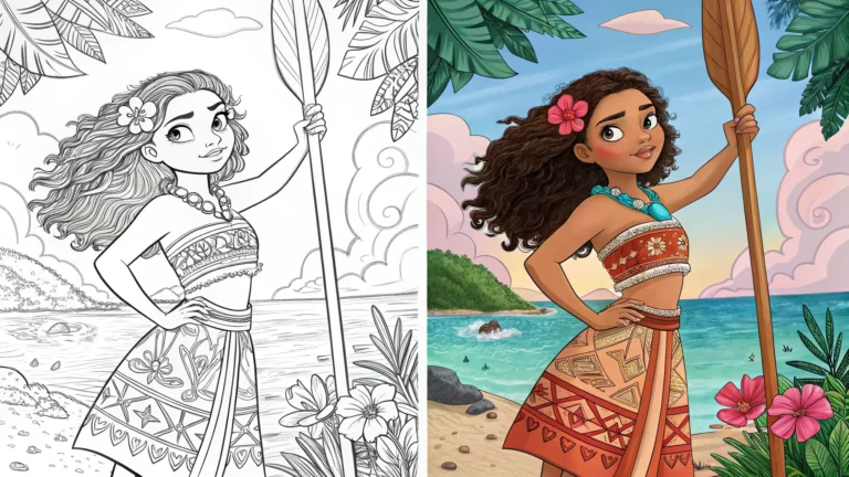 Moana Coloring Pages
