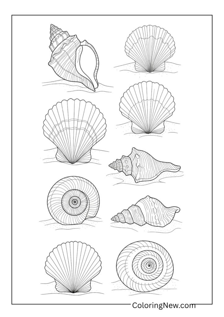 Seashells collection