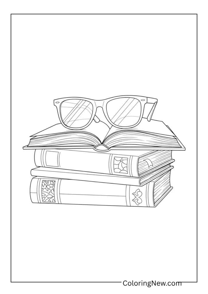 pair of sunglasses resting on a book