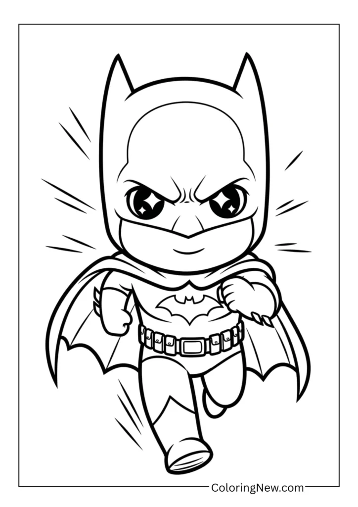 Batman Running Forward