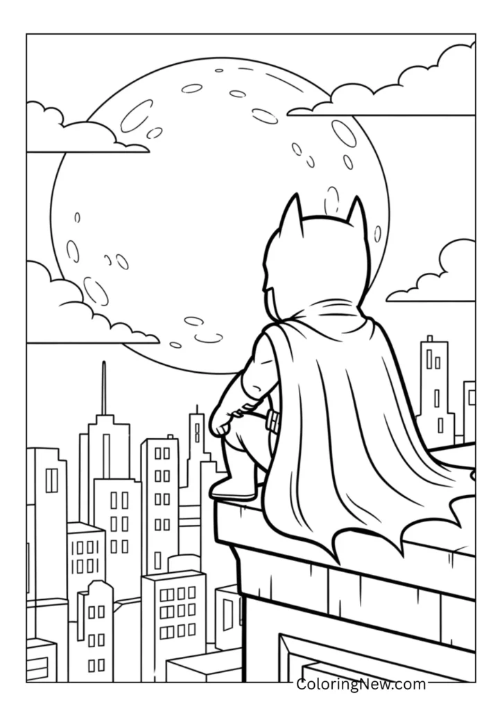 Batman Watching Gotham