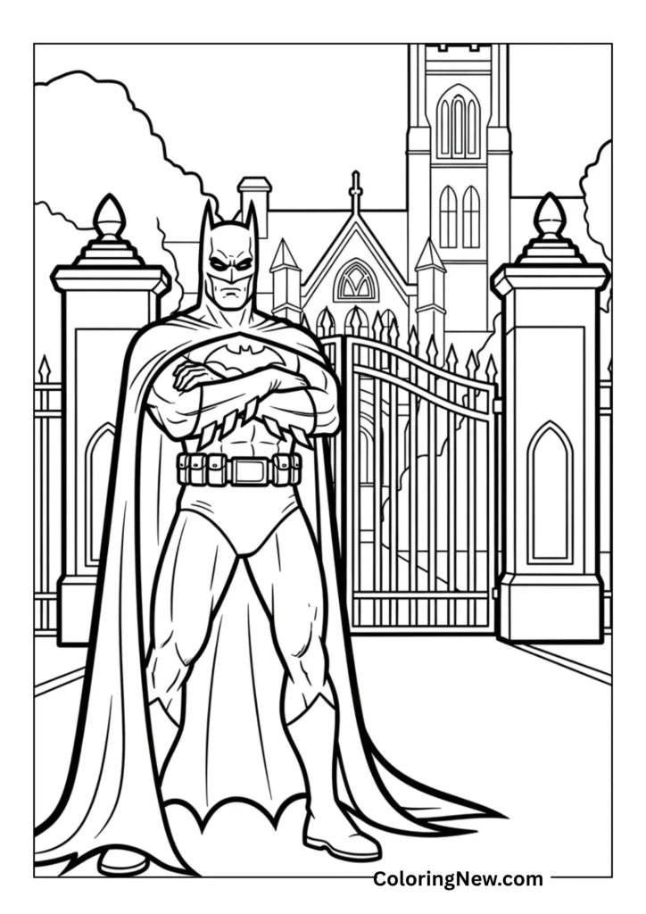 Batman at Wayne Manor