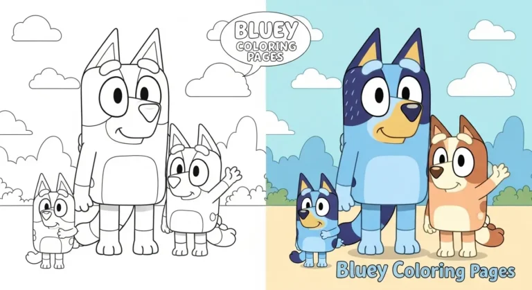 Bluey Coloring Pages