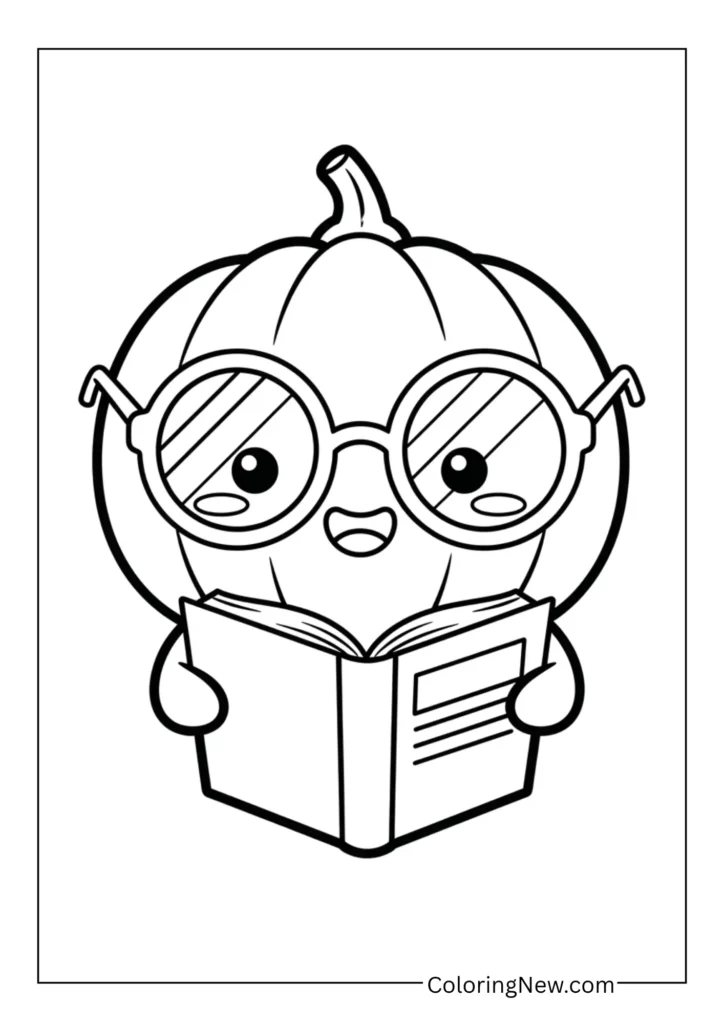 Bookworm Pumpkin