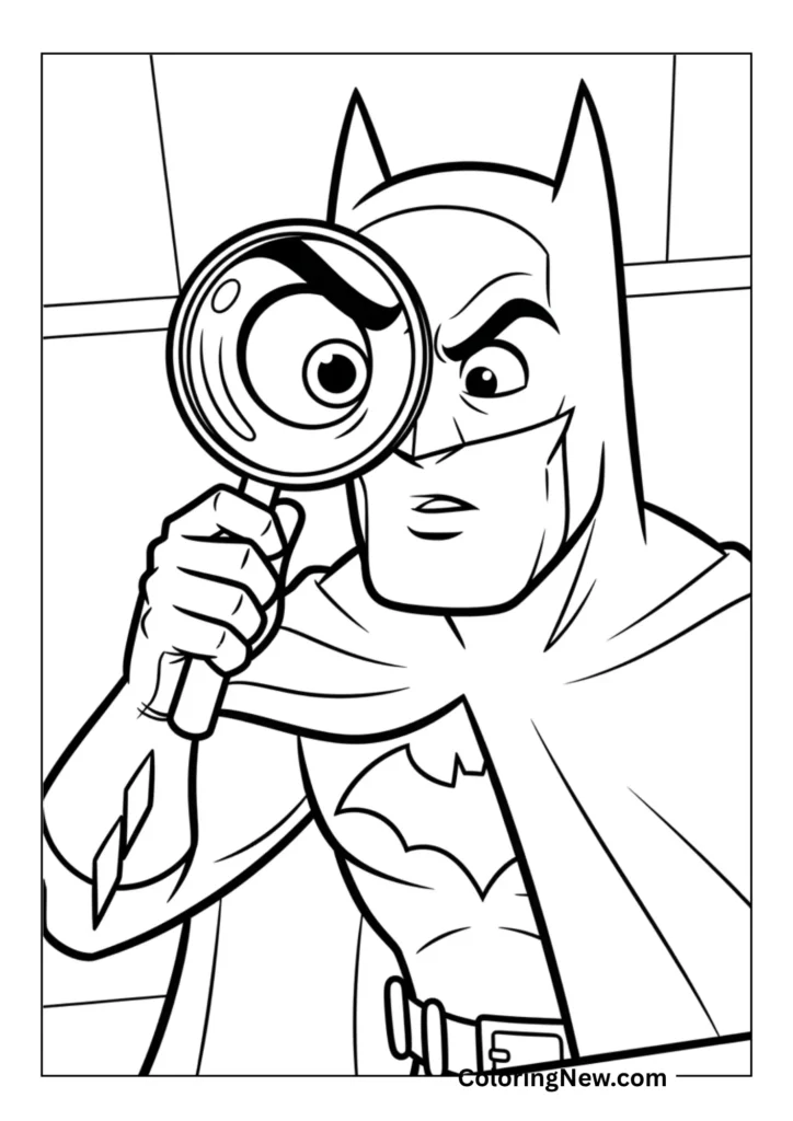 Detective Batman with Magnifying Glass