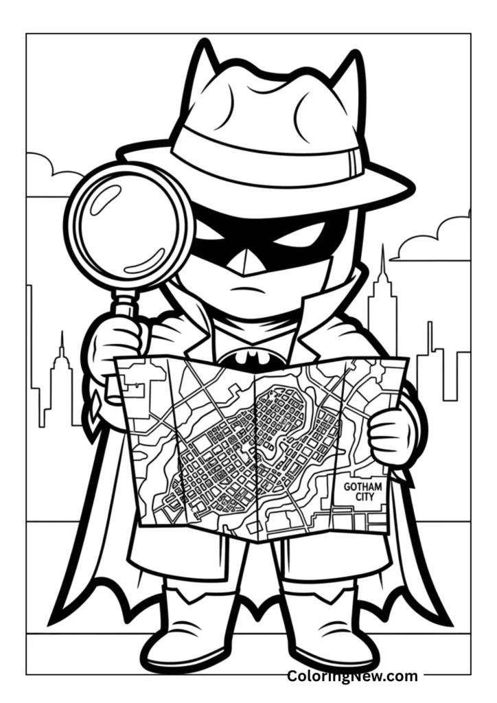 Detective Batman with Map