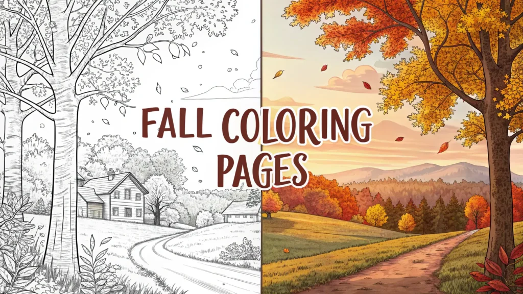 Fall Coloring Pages
