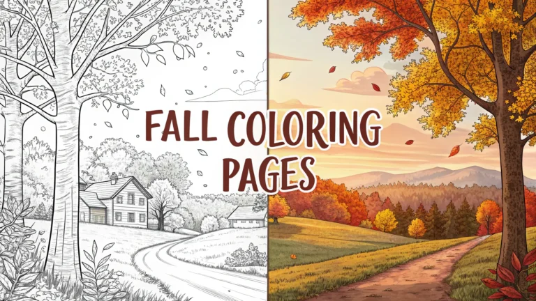 Fall Coloring Pages
