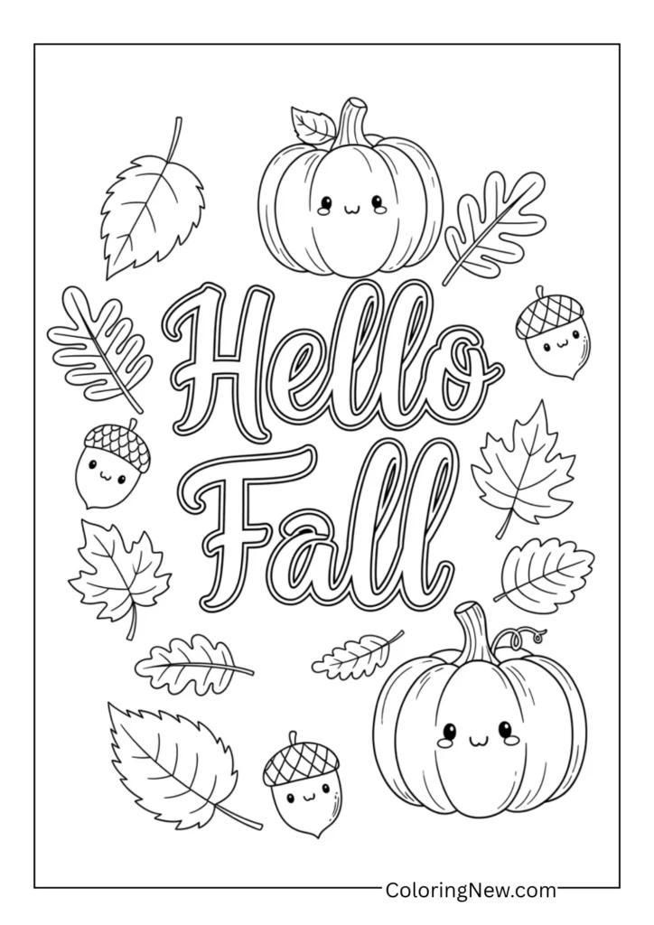 Hello Fall