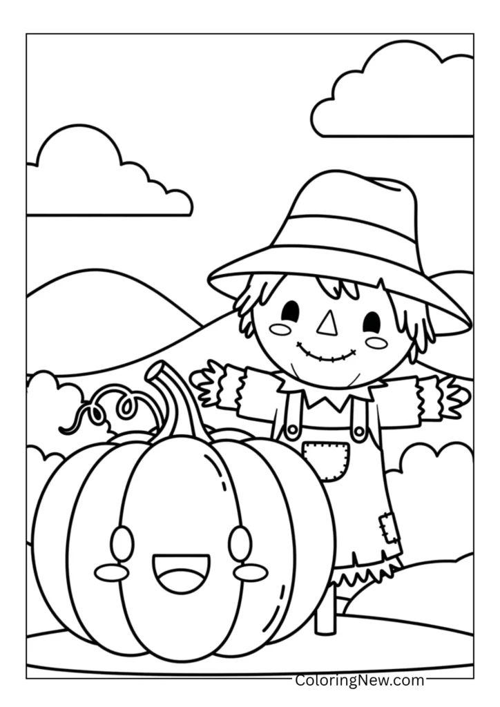 Pumpkin and Scarecrow