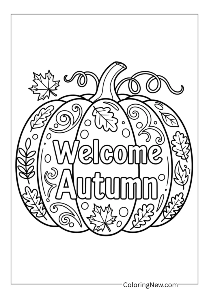 Welcome Autumn