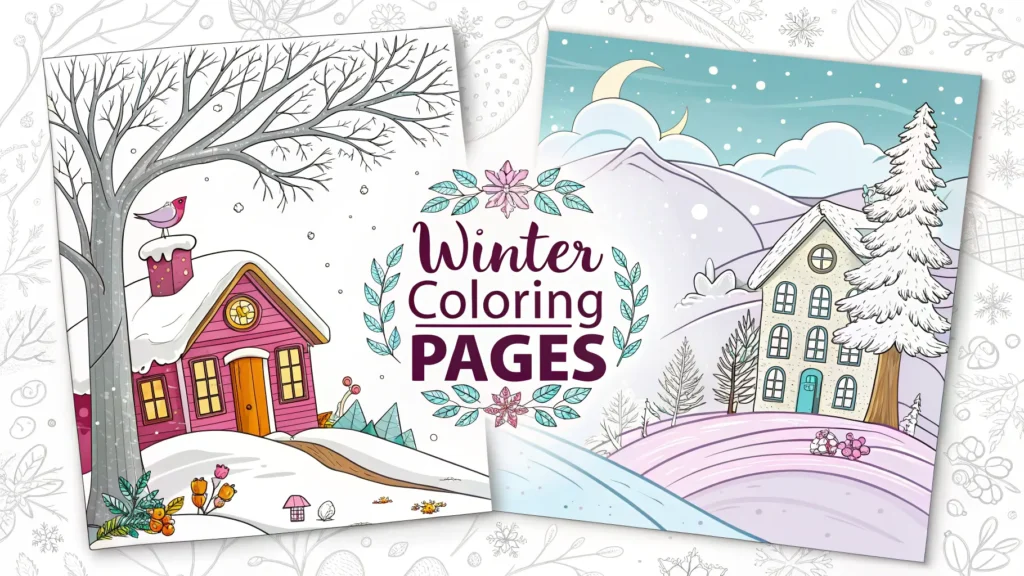 Winter Coloring Pages