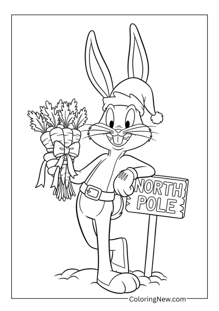 Bugs Bunny with Carrots